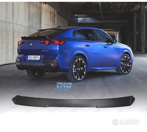 SPOILER BAULE BMW X2 U10 24- LOOK M NERO LUCIDO