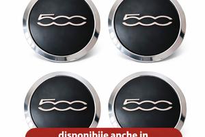 KIT 4x Coprimozzi Fiat 500 e 500 L - NUOVO