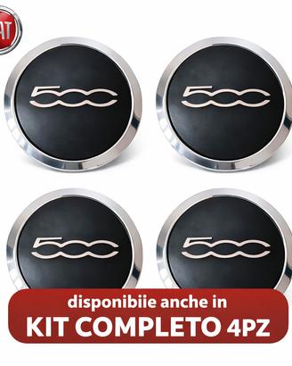 KIT 4x Coprimozzi Fiat 500 e 500 L - NUOVO