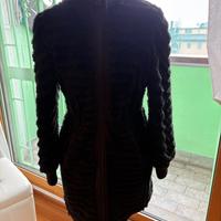 Armani Jeans pelliccia ecologica nera