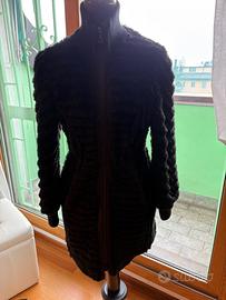 Armani Jeans pelliccia ecologica nera