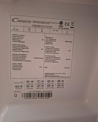 Congelatore candy pari al nuovo