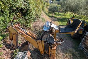retroescavatore per trattore