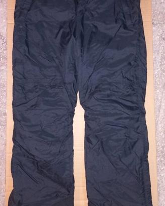 Pantaloni Da Neve Sci Unisex Taglia 46 - 48 Neri N