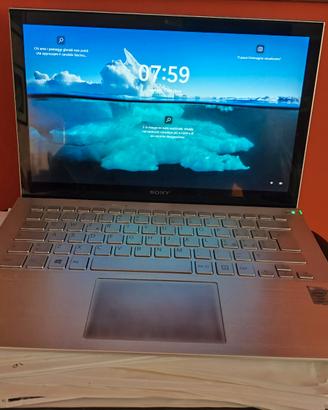 Portatile Sony vaio touchscreen