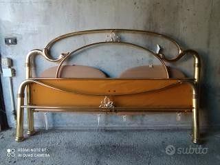 letto in ottone
