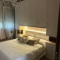 Armadio a ponte BIANCO/BEIGE 240x60 cm