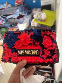 Pochette Love Moschino Paillettes Reversibili