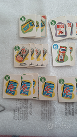 Lotto 124 figurine anni 70 prodotte dalla Modiano