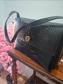 Borsa vintage nera "Vero Cocco Bidenti"