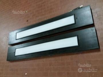 2pz mensole legno noce wenghe