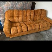 Divano in velluto vintage design Italy anni 70