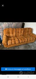 Divano in velluto vintage design Italy anni 70