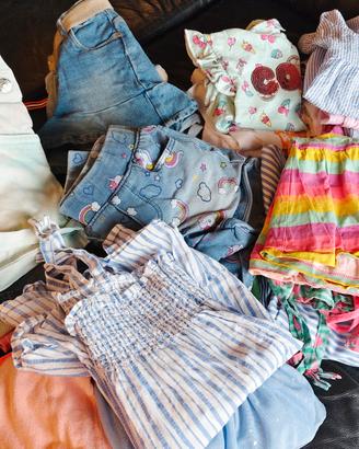 Lotto primavera/estate bambina 4 anni