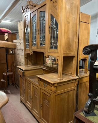 Credenza liberty in noce