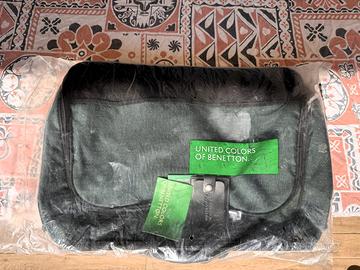 Borsa United Colors of Benetton verde/nera – nuova