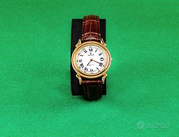 Orologio Revue ref 71049, placcato oro, anni 80