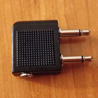 Adattatore audio jack 3,5mm per cuffie aereo
