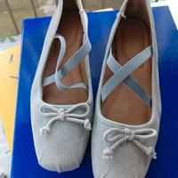 ballerine in jeans 