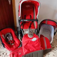 Passeggino+culla+ovetto marca BREVI.