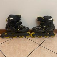Pattini Oxelo uomo 42,5 con accessori
