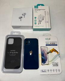 Iphone 12 128GB + accessori e airpods