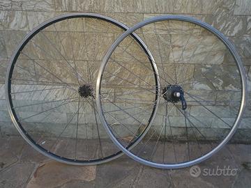 Coppia ruote strada qr disco