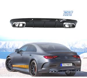 DIFFUSORE PER MERCEDES W257 18-24 LOOK CLS63 OO---