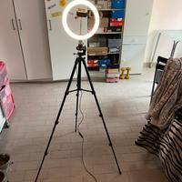 Cavalletto e ring light
