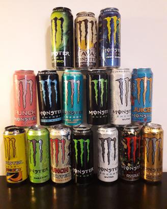 collezione lattine Monster