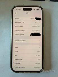 Iphone 15 pro 1 TB