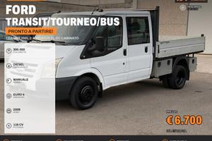 Ford Transit 2.4 Dopp.Cab. 7 POSTI 2008 15Q di Por