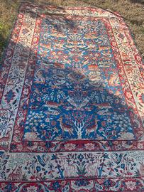 Tappeto persiano  scene animali e fauna