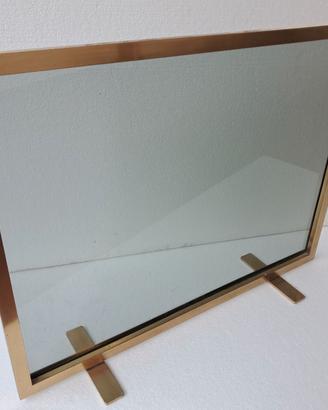 SCHERMO PARASCINTILLE in vetro termico e ottone