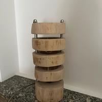 Lampada in legno