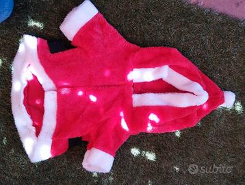 Vestito Babbo Natale per cani piccoli
