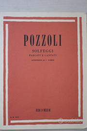 POZZOLI, Solfeggi parl. e cant., Appendice 1 corso