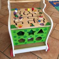 Carrello multi gioco in legno