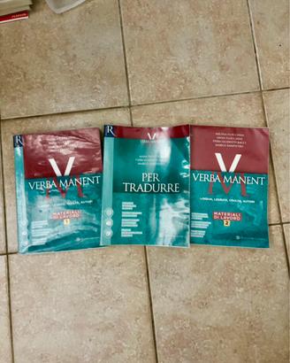 Set completo 4 Libri Latino Verba Manent 1 + 2 +….