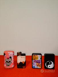 Set di 4 Accendini da Collezione (Djeep, Prof, Zip