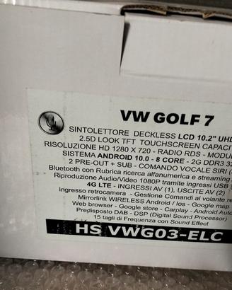 Autoradio, retrocamera e antenna Dab 