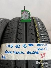 Gomme usate 195 60 15 estive al 80% spedizione