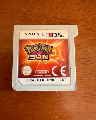 POKEMON SOLE PER NINTEDO 3DS (NO CUSTODIA)