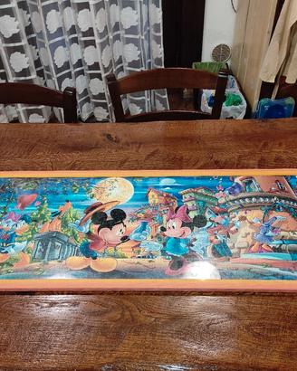 QUADRO/PUZZLE CON CORNICE IN LEGNO