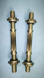 Coppia manubri filettati bodybuilding Domyos