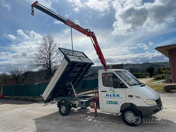 Mercedes sprinter 4x4. Con gru è ribaltabile