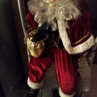 Babbo Natale...pupazzo d'arredo o vetrina vestito 