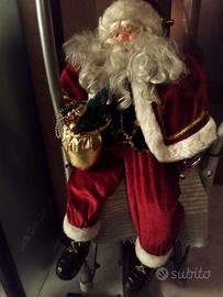 Babbo Natale...pupazzo d'arredo o vetrina vestito 