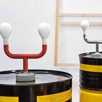 Lampada da tavolo CALLIGARIS POM POM Rossa