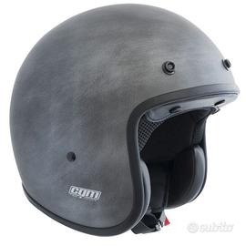CASCO JET VINTAGE MOTO CGM FIBRA DI VETRO LEGGERO